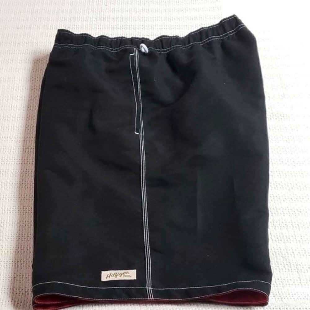 Tommy Hilfiger Blue Cinched Lined Pocketed Sz. XL Board Shorts‎
